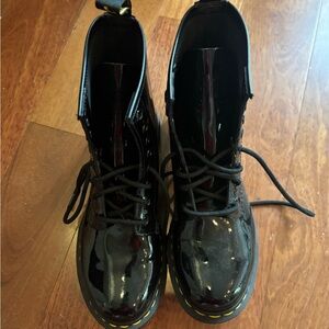 Dr. Martens Black Leather Boots